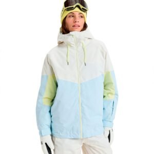 Roxy Cross Contour Jas Beige,Blauw M Vrouw