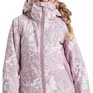 Roxy Free Jet Jas Roze 16 Years Meisjes