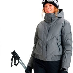 Roxy Snow Shimmer Jas Grijs L Vrouw
