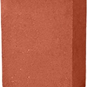 Rubberen steen - Onderhoudstool ski - Rand slijpen - Roestvrij - Compact formaat - Rood