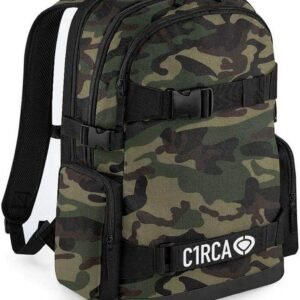 Rugzak met skatehouder - Sporttas Outdoor - Dagelijks Gebruik - Praktische Opbergruimte - 24 Liter - Camouflage