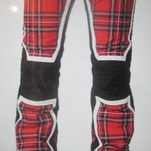 SOS Sportswear of Sweden ski broek WS JACKY PANT Racing Red Tartan