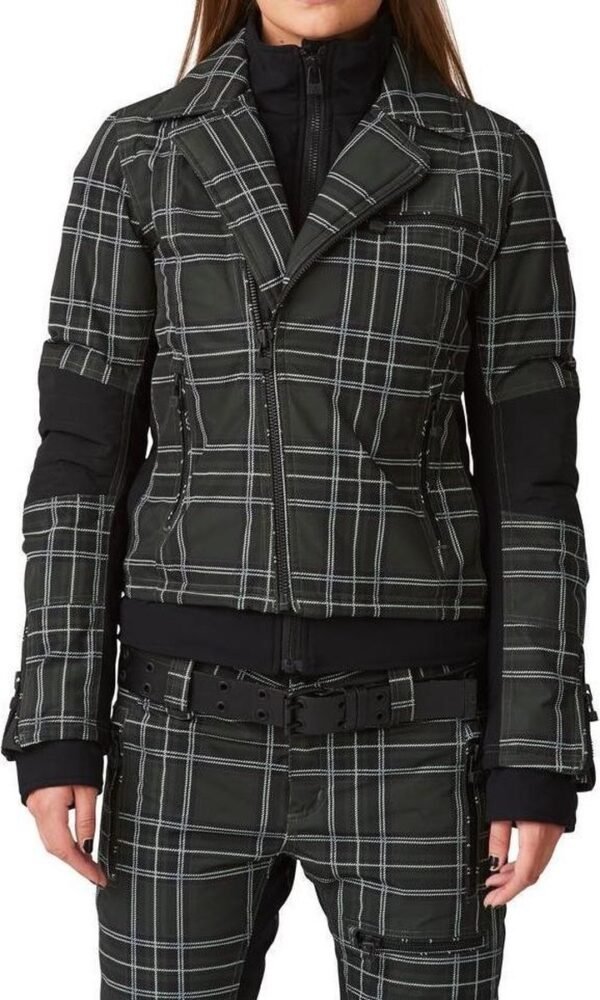 SOS Sportswear of Sweden ski-jas WS DOLL JACKET deep forest tartan