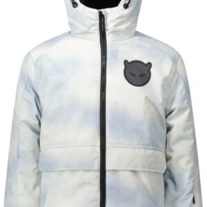 SUPER REBEL - space jacket - Ski jack jongens - Wit, zwart