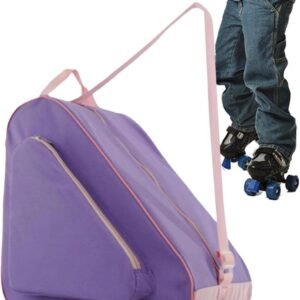 Schaats Rugzak - Sporttas Outdoor - Sportuitrusting Vervoer - Waterdichte Nylon Structuur - 40 x 20 x 10 cm - Lila