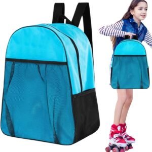 Schaatsen Rugzak - Sporttas Uitrusting - Beschermende Opslag - Waterdichte Stof - 35 x 17 x 43 cm - Blauw