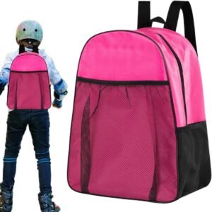 Schaatsrugzak Kinderen - Draagtas Schaatsen - Sportuitrusting Opbergen - Waterdicht Ademend Design - 35x17x43cm
