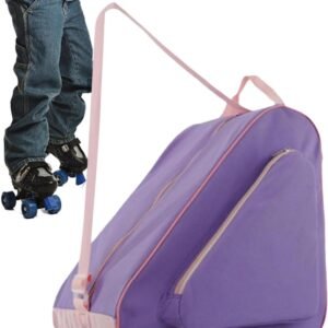 Schaatsrugzak - Rolschaatsen Tas - Sportuitrusting Vervoer - Verstelbare Riemen Waterdicht - 40x40x26 cm - Paars