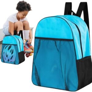 Schaatsrugzak - Skate tas - Sport uitrusting - Waterdicht ontwerp - 35x17x43cm - Blauw