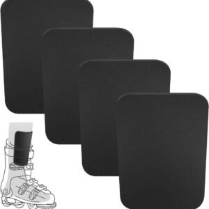 Scheenbeschermers Skiën - Snowboard Bescherming - Wintersport Comfort - Dikke Schuim Vulling - 16.3cm Lengte - Zwart