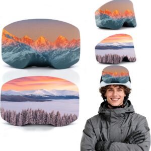 Set van 2 Beschermhoezen voor Skibrillen Anti-Kras en Stof