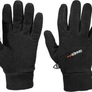 Sinner Shames Fleece Handschoenen | Zwart | X-Small (XS) - 7,5 inch