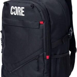 Skate Helm Rugzak - Ademend Met Helmopslag & Laptopvak - 25L Zwart