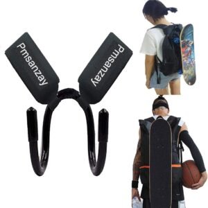 Skateboard Hanger - Boardhouder Rugzak - Handen Vrij - Verstelbaar Ontwerp - Tot 9.1kg - Zwart