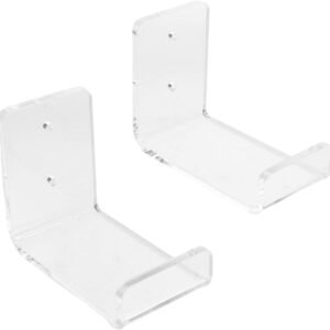 Skateboard Muurbeugel - Snowboard Rek - Board Opslag - Stevig Acryl - 9.7 x 7.4 x 5.1 cm - Transparant