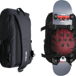 Skateboard Rugzak - Longboard Tas - Stijlvol Vervoer - Universeel Ontwerp - Tot 38 Inch - Zwart