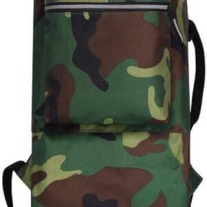 Skateboard Rugzak - Skateboard Tas - Skateboard Vervoeren - Waterbestendige Oxford Stof - 84 cm x 32 cm - Groene Camouflage