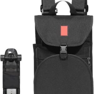 Skateboard Rugzak - Skateboard Tas - Vervoer Skateboard - Waterdicht 900D Polyester - Tot 95 cm board - Zwart