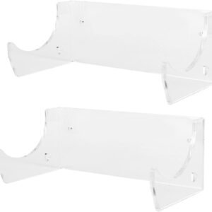 Skateboard Wandstandaard - Snowboard Haken - Sportartikelen Opbergen - Gravures voor Extra Hangen - 19 cm afstand - Transparant