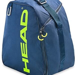 Ski Accessoire Tas - Helm en Schoenentas - Wintersporter Transport - Ruim Hoofdcompartiment - Niet Gespecificeerd - Marineblauw Geel
