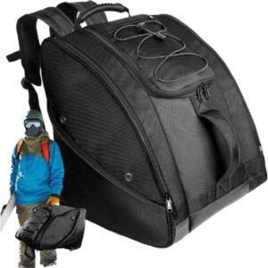 Ski Accessoire Tas - Winter Sport Bag - Reizen en Opslag - Waterdicht PU Materiaal - 50 Liter - Zwart
