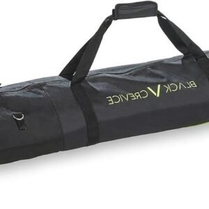 Ski Bag with Wheels - Ski Transport Bag - Ski Trip Transport - Holds 2 Pairs Skis - 190 cm