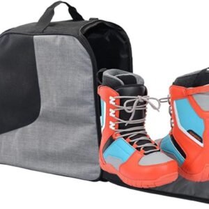 Ski Boot Bag - Snowboard Bag - Winter Sport Travel - Wet Gear Separation - 38x36x24 cm - Zwart