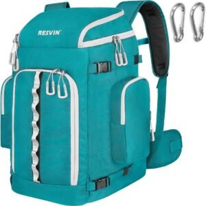 Ski Boot Bag - Sportrugzak - Wintersport Gear - 60L Grote Capaciteit - Tot Maat 46 - Groen
