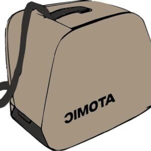 Ski Boot Tas - Helm Tas - Winter Sport - Volledig Gevoerd - 38 cm - Beige