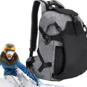 Ski Boot Tas - Sportrugzak Outdoor - Winterse Avonturen - Grote Capaciteit - 30 Liter - Zwart