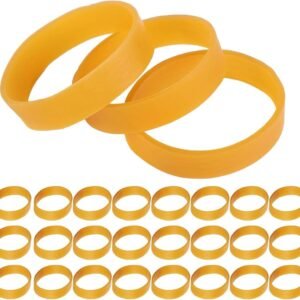 Ski Brake Holders - Snowboard Accessoires - Winter Sport - Hoogwaardig Rubber - 30 Stuks - Geel