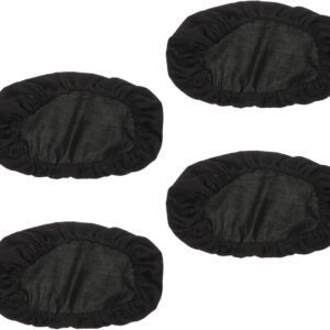 Ski Bril Hoezen - Lensbeschermers - Wintersport Bescherming - Wasbaar Stofvrij - 18x11cm - Zwart
