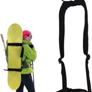 Ski Draagband - Snowboard Riem - Sportuitrusting Vervoeren - Waterdicht Materiaal - Verstelbaar - Zwart