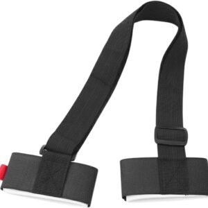 Ski Draagriem - Snowboard Houder - Comfortabel Vervoer - Verstelbare Band - 115 x 3.8 cm - Zwart