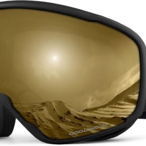 Ski Goggles met Dubbele Lens - Anti-Fog, Winddicht en UV400 Bescherming voor Skiën en Snowboarden voor Mannen, Vrouwen en Jongeren