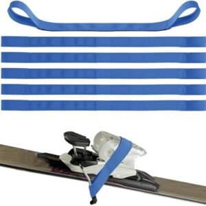 Ski Rem Retainer Straps Set van 6 - Nylon Binding Rem Bands - Sneeuwboard Rem Accessoires rugby instellen - Voor Buitensporten