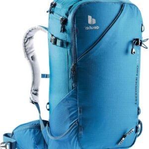 Ski Rugzak - Skitouren Rugzak Dames - Wintersport - Rolltop Volumevergroting - 32+10 L - Bay-Azure