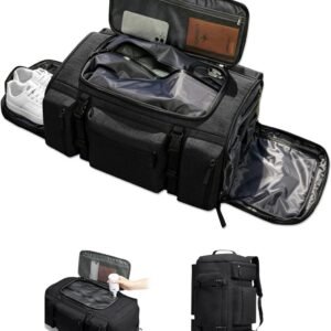 Ski Rugzak - Snowboard Tas - Winter Sport Uitrusting - Vacuüm Compressie Systeem - 60x40x26CM - Zwart