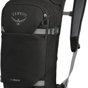 Ski Rugzak - Winterrugzak Sneeuwrugzak - Skiën en Snowboarden - Geïsoleerde Drinkslang Houders - 12L - Zwart