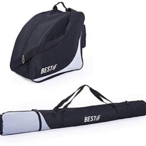 Ski Rugzakset voor Skis tot 175 cm - Waterdichte Skitas en Skischoentas met Draagriem