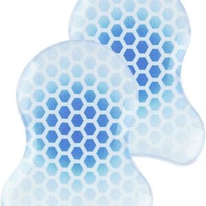 Ski Scheenbeschermers - Snowboard Beschermers - Wintersport Comfort - Schokdempende Gel - 9x7.4 cm - Blauw