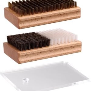 Ski Snowboard Borstelset - Wax Accessoires - Onderhoud & Reiniging - 3 Delige Set - 12x7cm Borstel - Niet Gespecificeerd