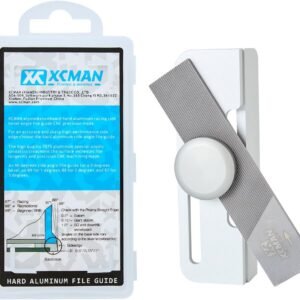 Ski Snowboard Vijlgeleider - Kantenslijper Tuner - Onderhoud Ski's - Precisie CNC Aluminium - 90-87 Graden - Zilver