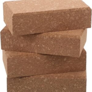 Ski Wax Blokken - Snowboard Polijstblokken - Onderhoud Skiuitrusting - Natuurlijk Kurk Materiaal - 4 Stuks - Khaki