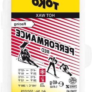 Ski Wax - Onderhoudswax Skis - Ski Onderhoud - IJzer Aanbrengen - 40 g - Rood