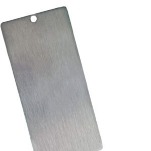 Ski Wax Schraper - Snowboard Onderhoud - Wintersport Tuning - Roestvrij Staal - 13 x 6 cm - Goudkleurig