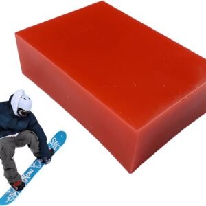 Ski Wax Stick - Snelheids Wax - Ski Onderhoud - 5 Kleuren Temperatuur - 78 x 52 cm - Rood