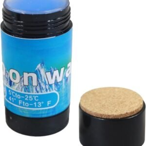 Ski Wax Stick - Snowboard Coating - Snel Glijden Verbeteren - Ingebouwde Kurk Applicator - 70 g - Zwarte Shell