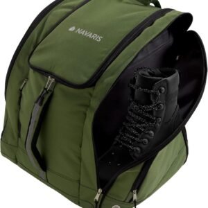 Ski backpack - Skischoen tas - Winter sport - Waterafstotend materiaal - 46 x 40 x 38 cm - Groen