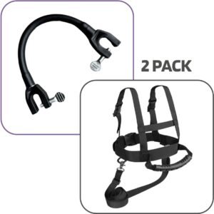 Ski beginners set - Ski harnas + Ski tip houder - wintersport gadgets - Skituigje - beginners - oefenen